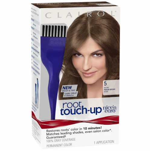 Clairol Nice'n Easy Root Touch Up Hair Colour 5 Medium Brown