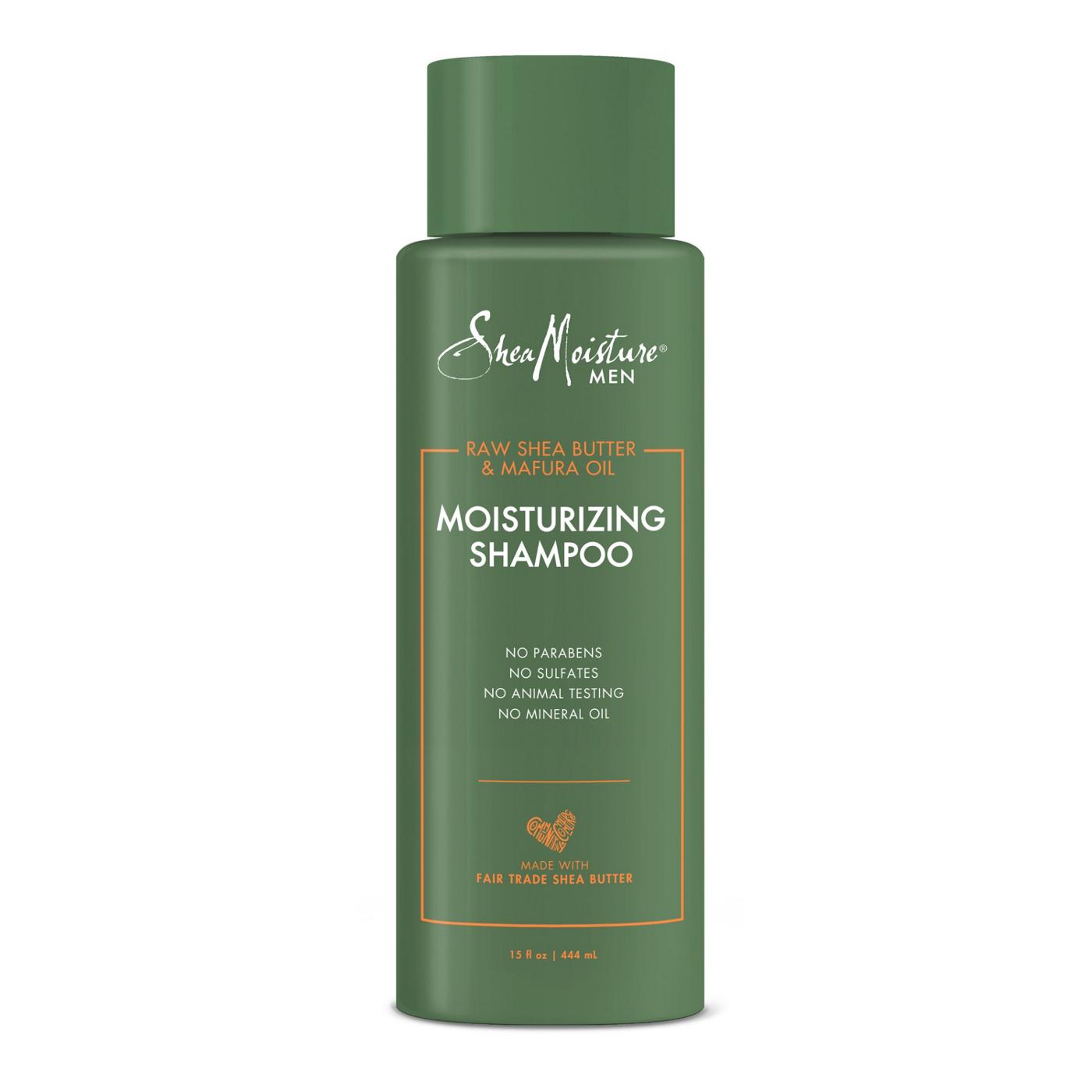 Shea Moisture Men Raw Shea Butter & Mafura Oil Moisturizing Shampoo 444ml