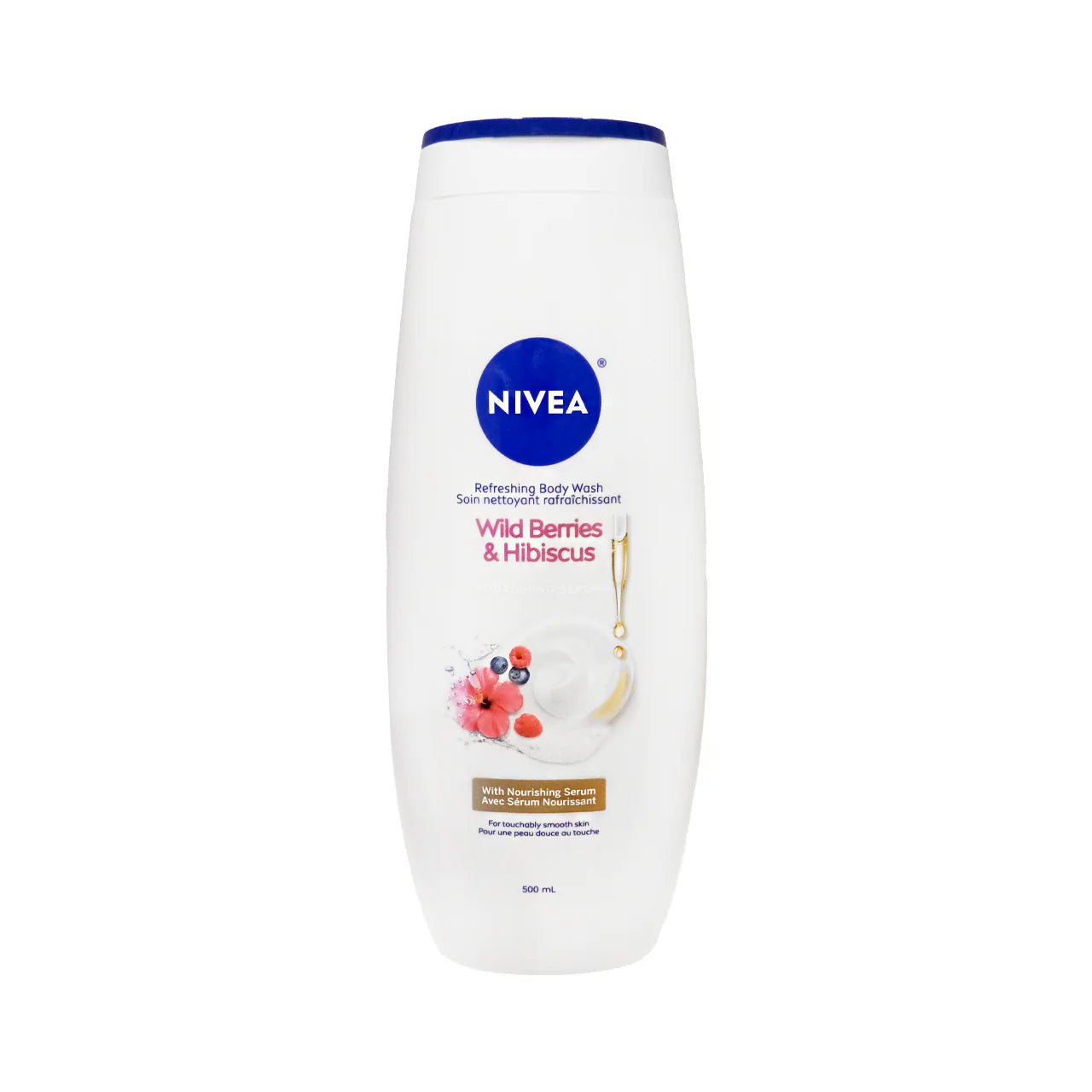 Nivea Wild Berries & Hibiscus Nourishing Serum Body Wash 500ml