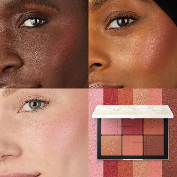 NARS All That Glitters Light Reflecting Cheek Palette 3g X 6