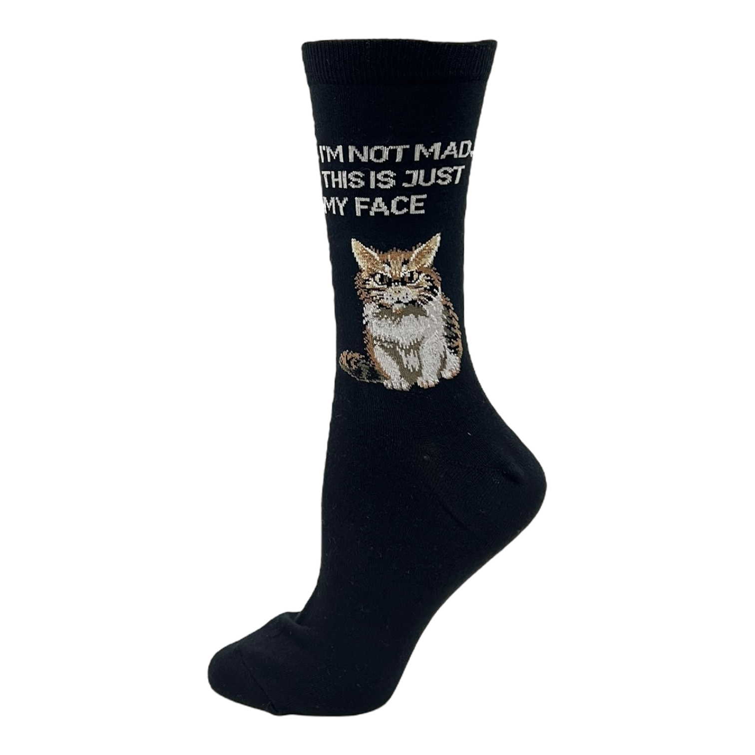 Ladies Crazy Toes Angry Cat