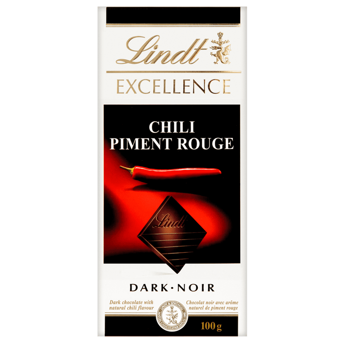 Lindt Excellence Chili Dark Chocolate Bar 100g