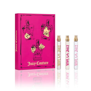 Juicy Couture Viva La Juicy 3pc Set x 10ml EDP Purse Spray Women (w/ Sucre)