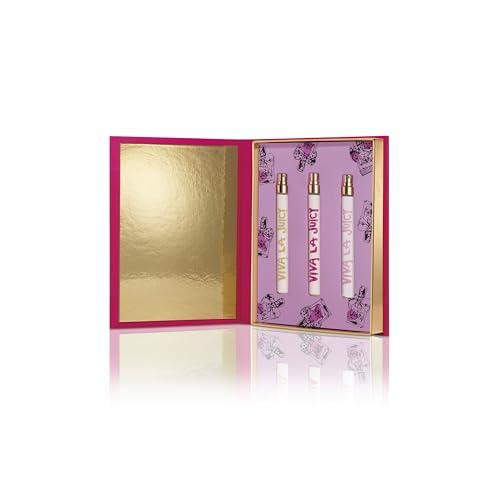 Juicy Couture Viva La Juicy 3pc Set x 10ml EDP Purse Spray Women (w/ Sucre)