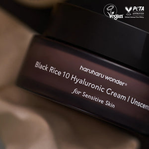 Haruharu Wonder Black Rice 10 Hyaluronic Cream Unscented 50ml