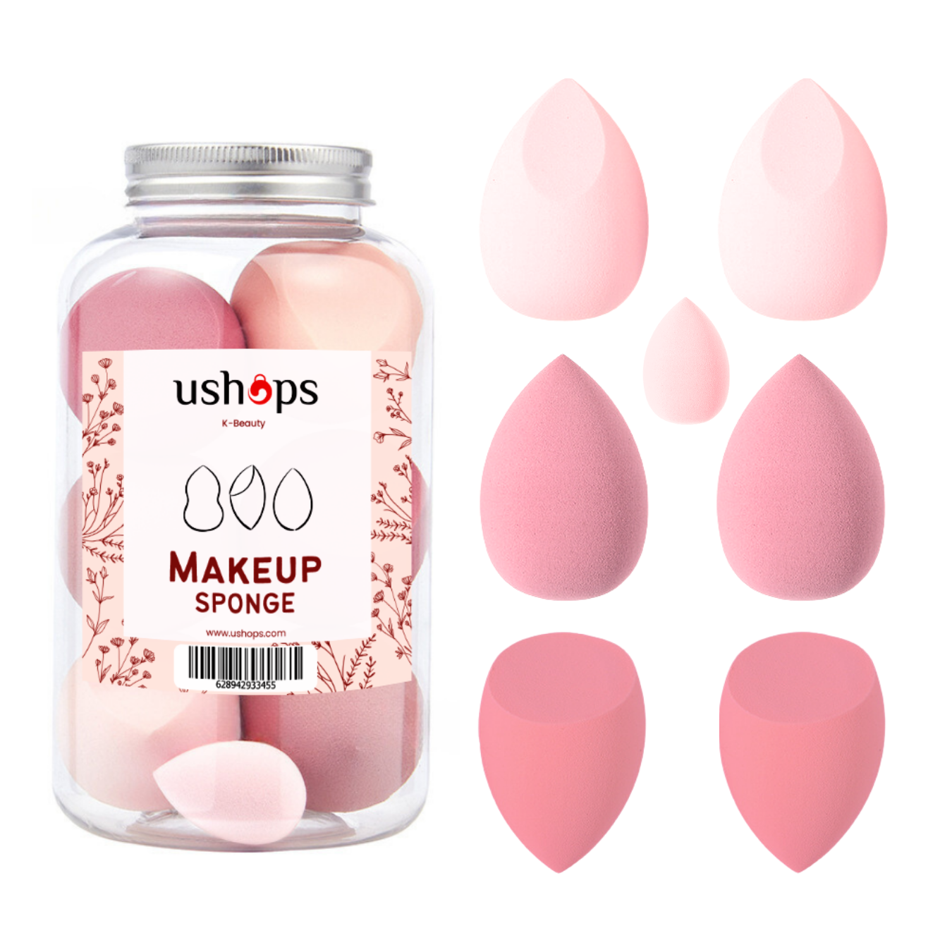 UShops Professional Makeup Sponge (5 Colors)