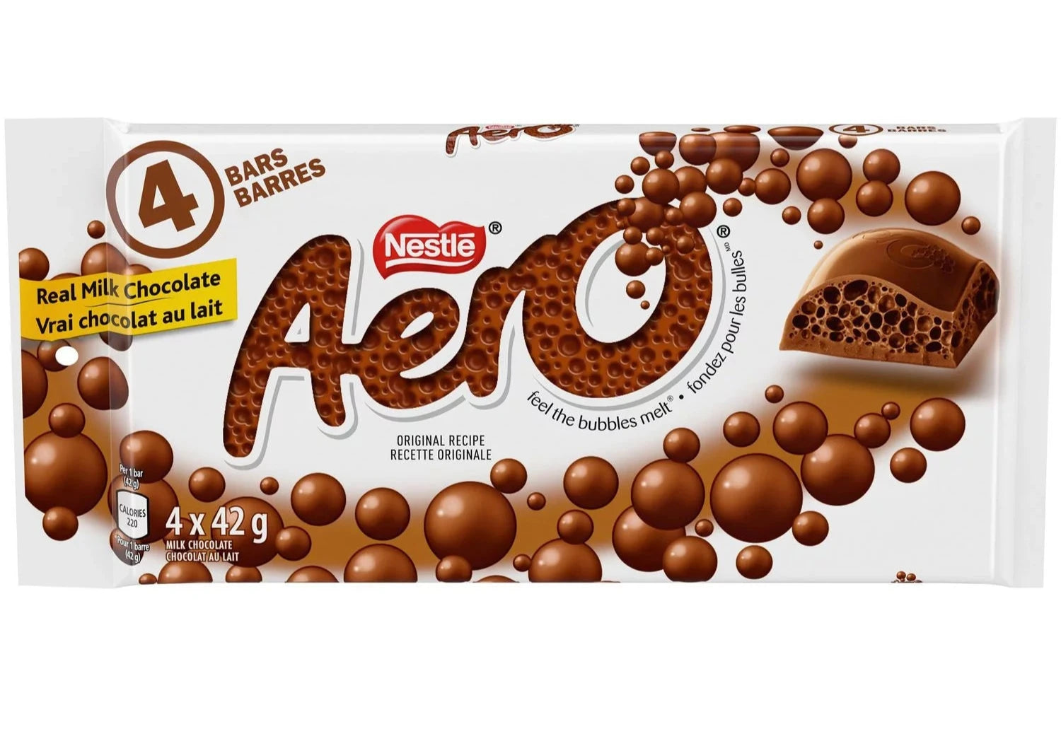 Aero Milk Chocolate Bars 4 x 42g