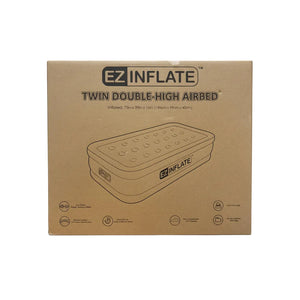 EZ Inflate Twin Double-High Airbed (CURBSIDE PICK UP ONLY)