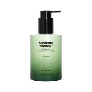 Haruharu Wonder Black Bamboo Daily Smoothing Body Oil w/ UREA Milky Oil 200ml