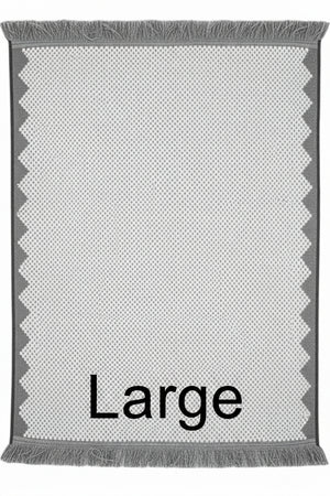 Bath Sheet (Grey & White)