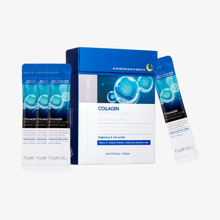 Farmstay Collagen Water Full Moist Sleeping Mask (4ml x20pcs)
