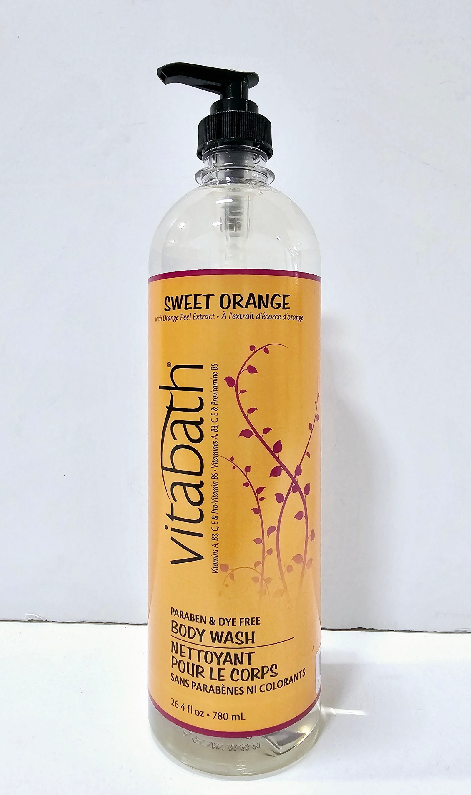 Vitabath Sweet Orange Body Wash 780ml with Pump