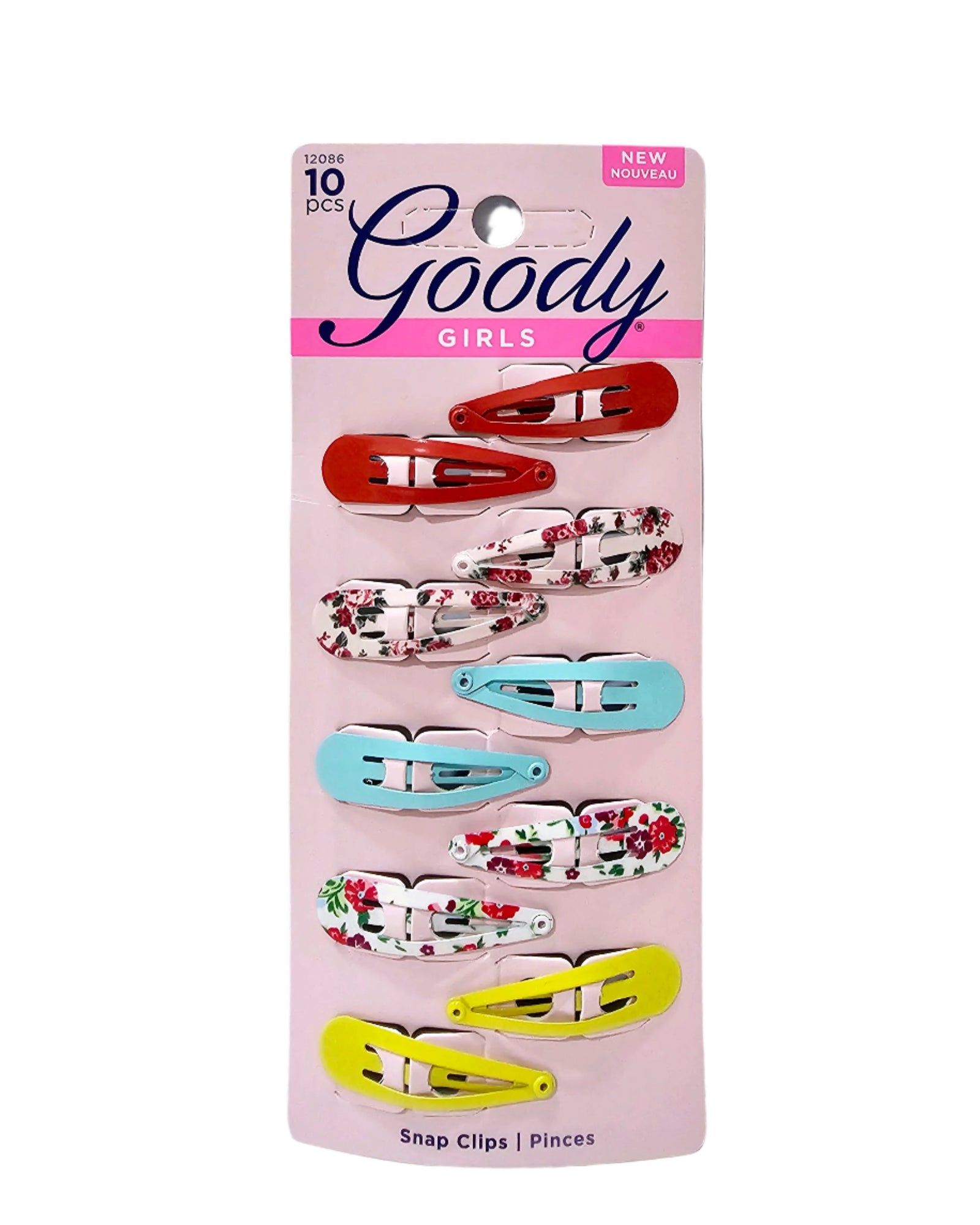 Goody Girls Snap Clips 10pcs - 12086