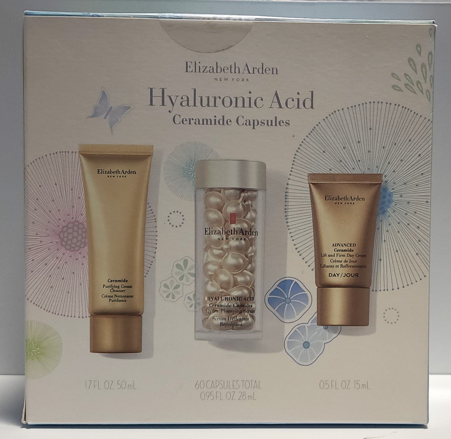 Elizabeth Arden Hyaluronic Acid Ceramide 60 Capsules 3 Piece Set