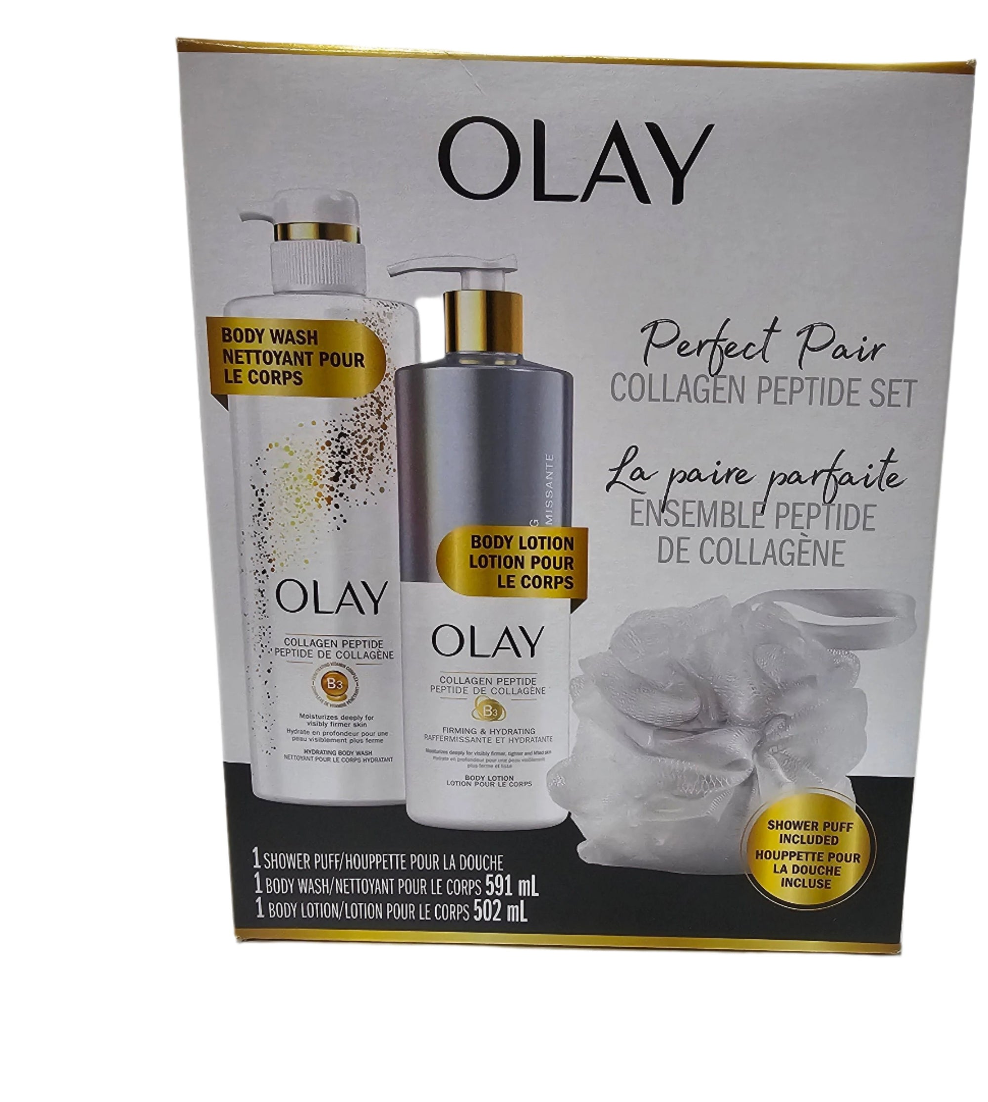 Olay Perfect Pair Collagen Peptide 3pc Gift Set