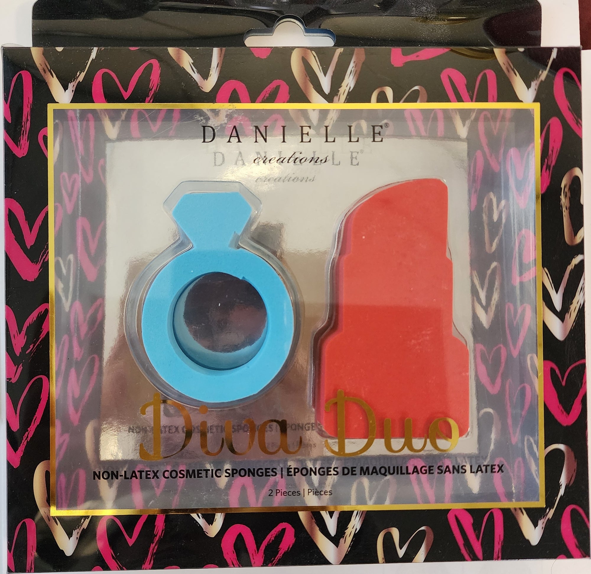 Danielle Creation Diva Duo Non-Latex Cosmetic Sponges (2 Pieces)