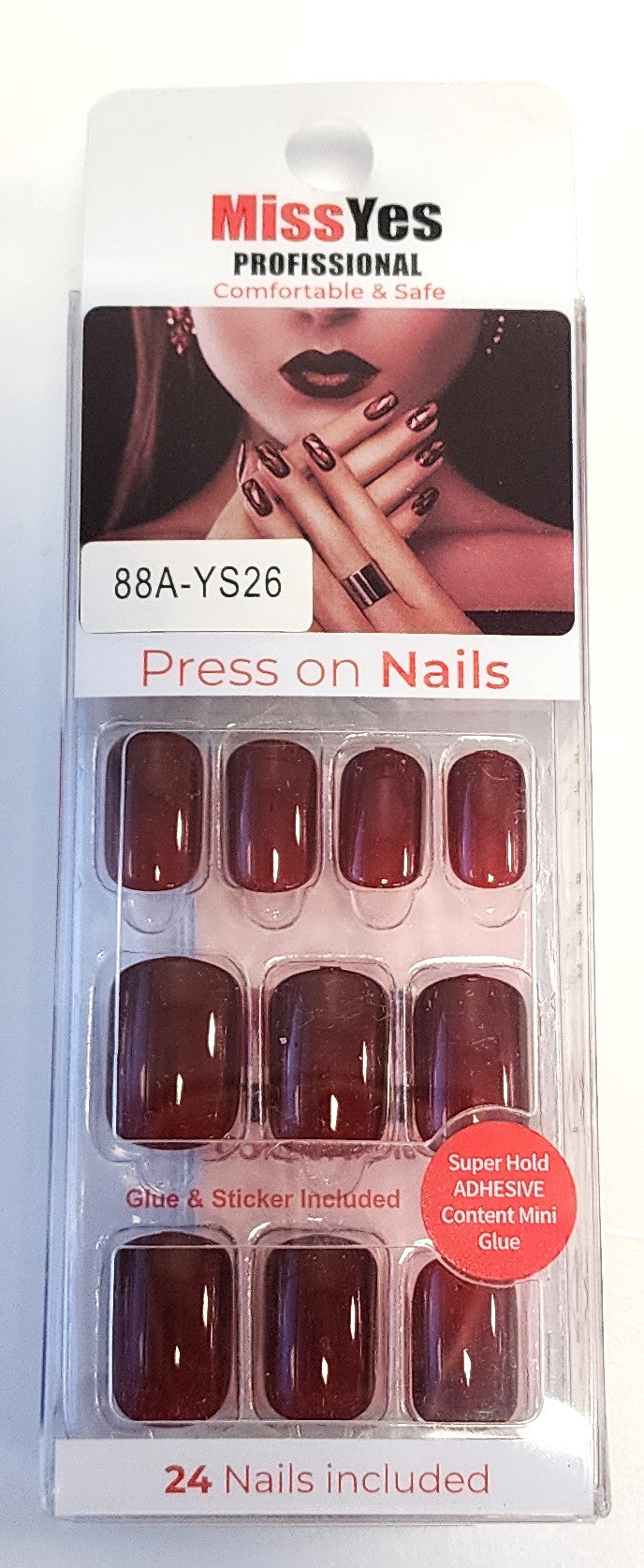 Miss Yes Press On Nails 88A-YS36