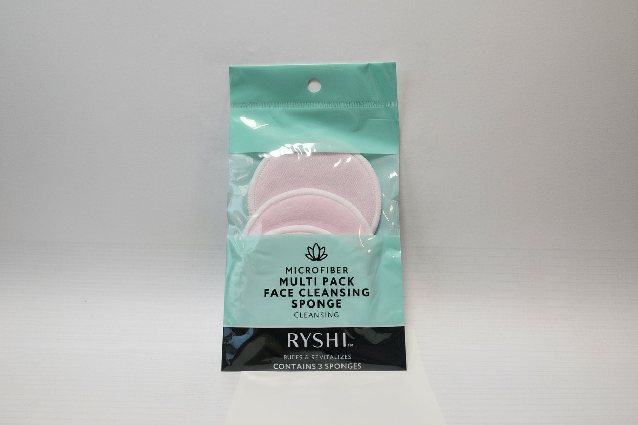 RYSHI  Microfiber Multi Pack Face Cleansing Sponge