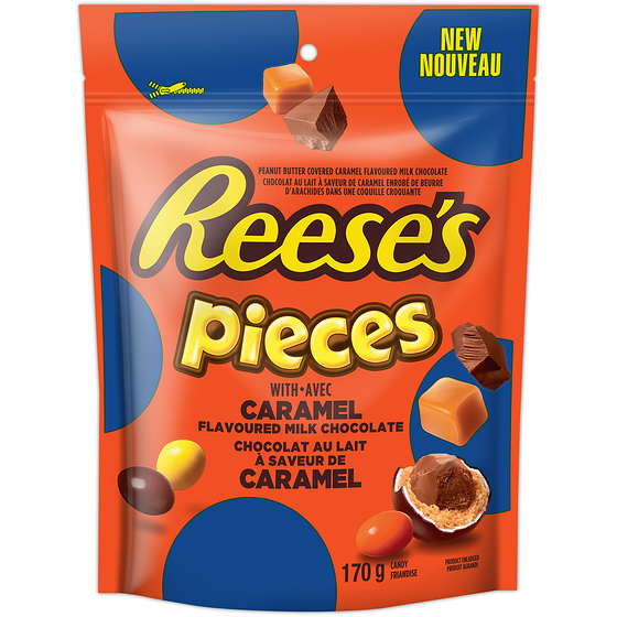 Reese's Pieces with Caramel Flavoured Milk Chocolate 170g