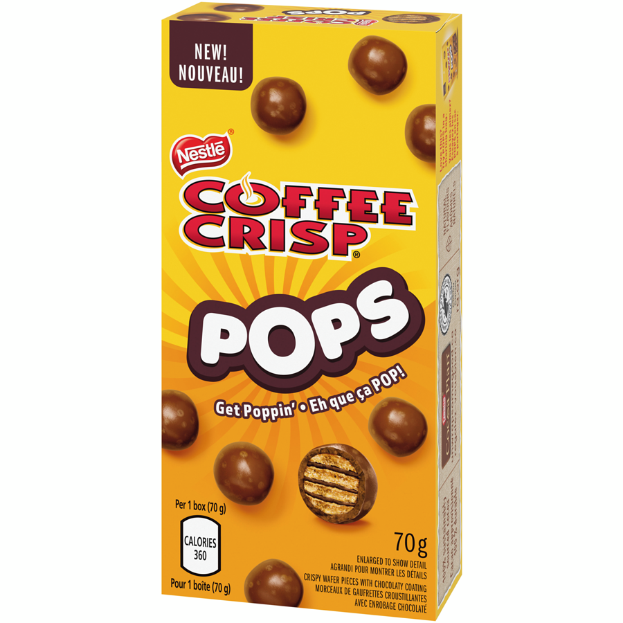 Nestle Coffee Crisp Pops Wafers With Chocolaty Coating 70g