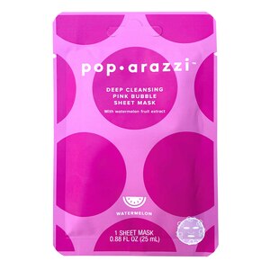 Pop.arazzi Deep Cleansing Pink Bubble Watermelon Sheet Mask 12ml (1 piece)