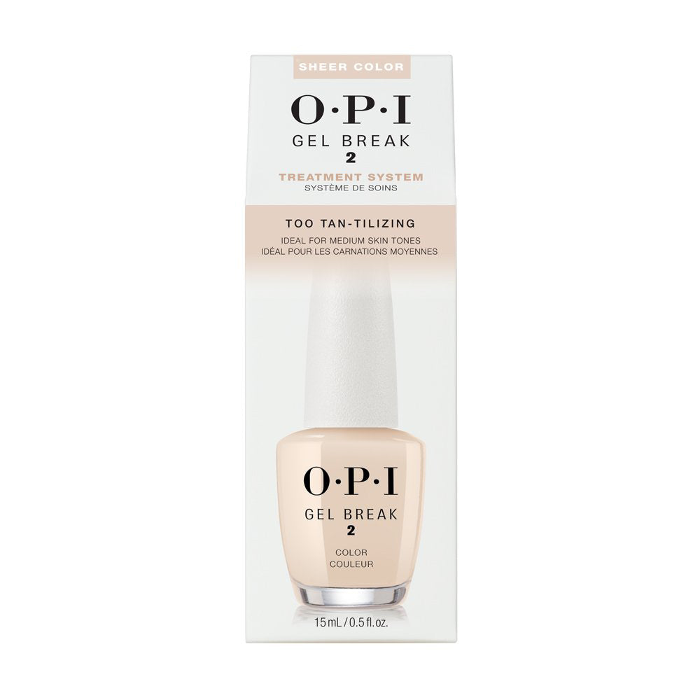 OPI Gel Break 2 Treatment System Too Tan-Tilizing 15ml