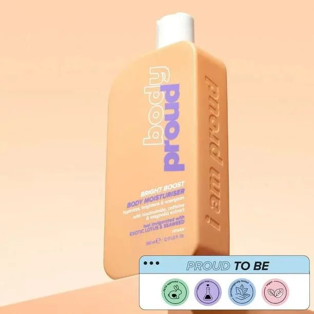 Lottie Body Proud Bright Boost Body Moisturiser 360ml