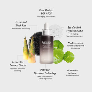 Haruharu Wonder Black Rice Hyaluronic Botanical 2GF Wonder Ampoule 30ml
