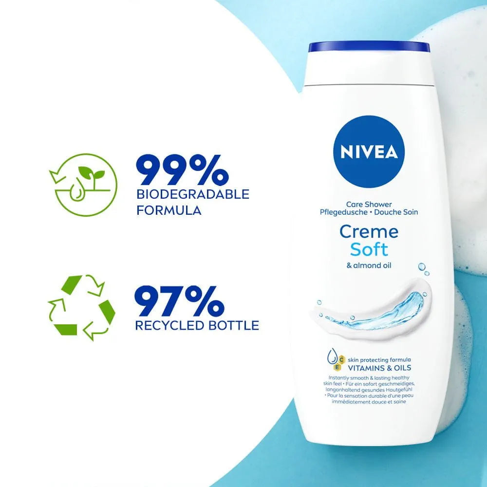 Nivea Care Shower Creme Soft & Almond Oil 250ml