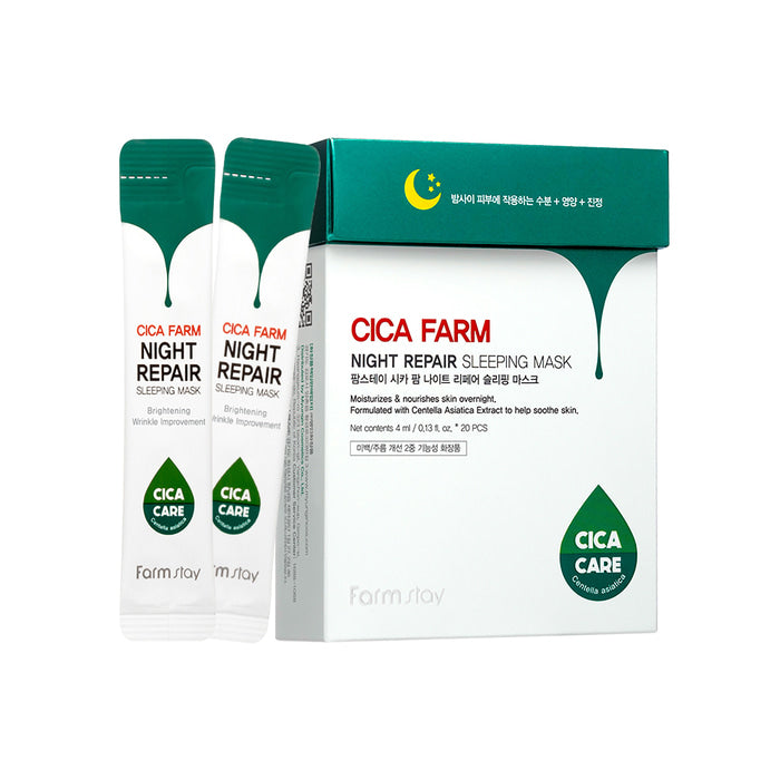 Famstay Cica Farm Night Repair Sleeping Mask (4ml x20pcs)