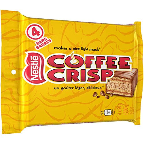 Coffee Crisp Classic Chocolate Bars 4 x 50g