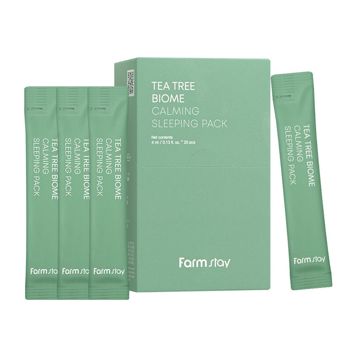 Farmstay Tea Tree Biome Calming Sleeping Pack (20 Pcs)
