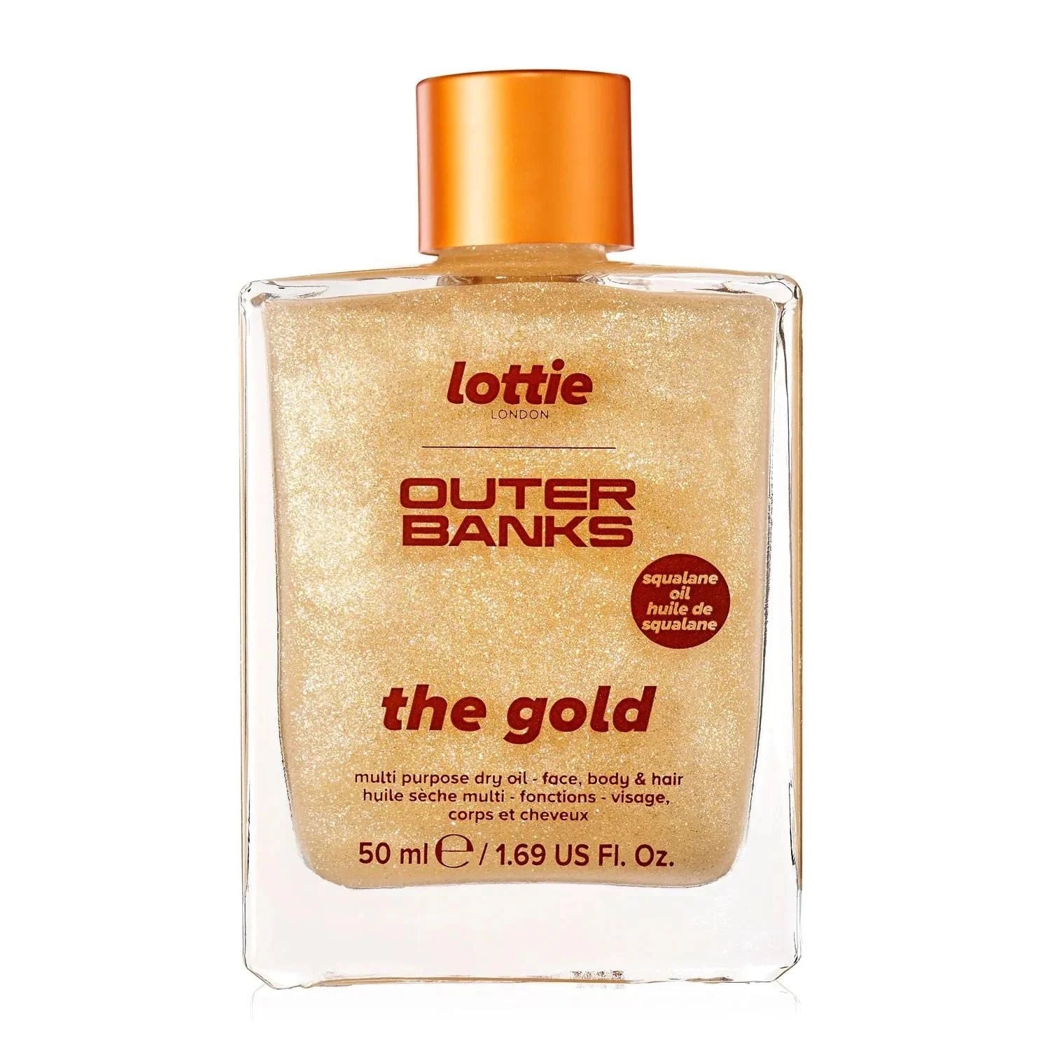 Lottie Outer Banks The Gold Multi Purpose Dry Oil 50ml - Champagne Glow