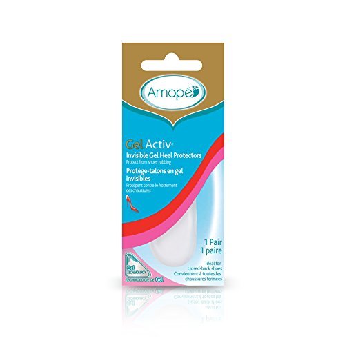 Amope Gel Activ Invisible Gel Heel Protectors 1 Pair