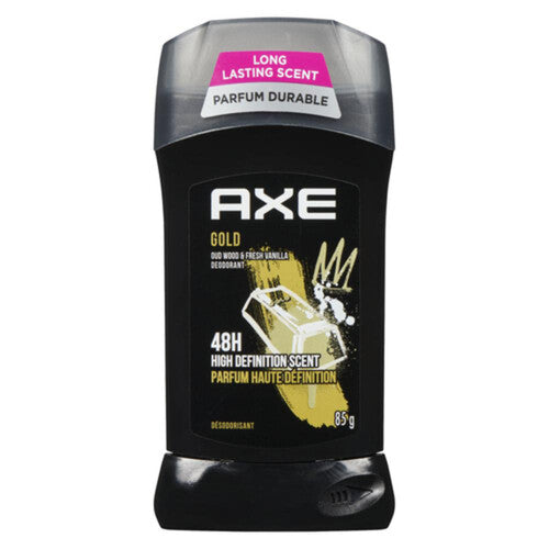 Axe Gold Oud Wood & Fresh Vanilla 48H High Definition Scent Deodorant 85g