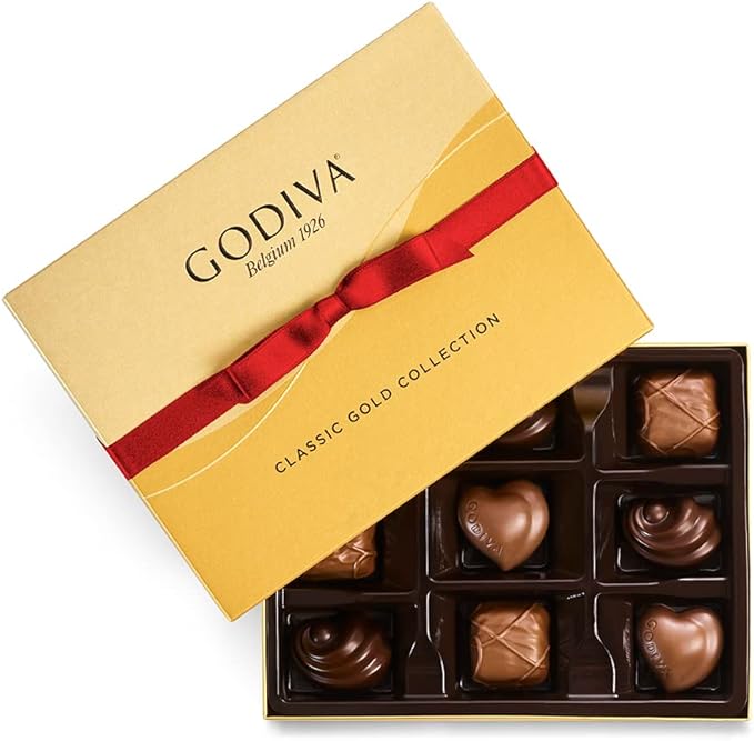 Godiva Classic Gold Collection (9 Assorted Chocolates) 113g Lisa's