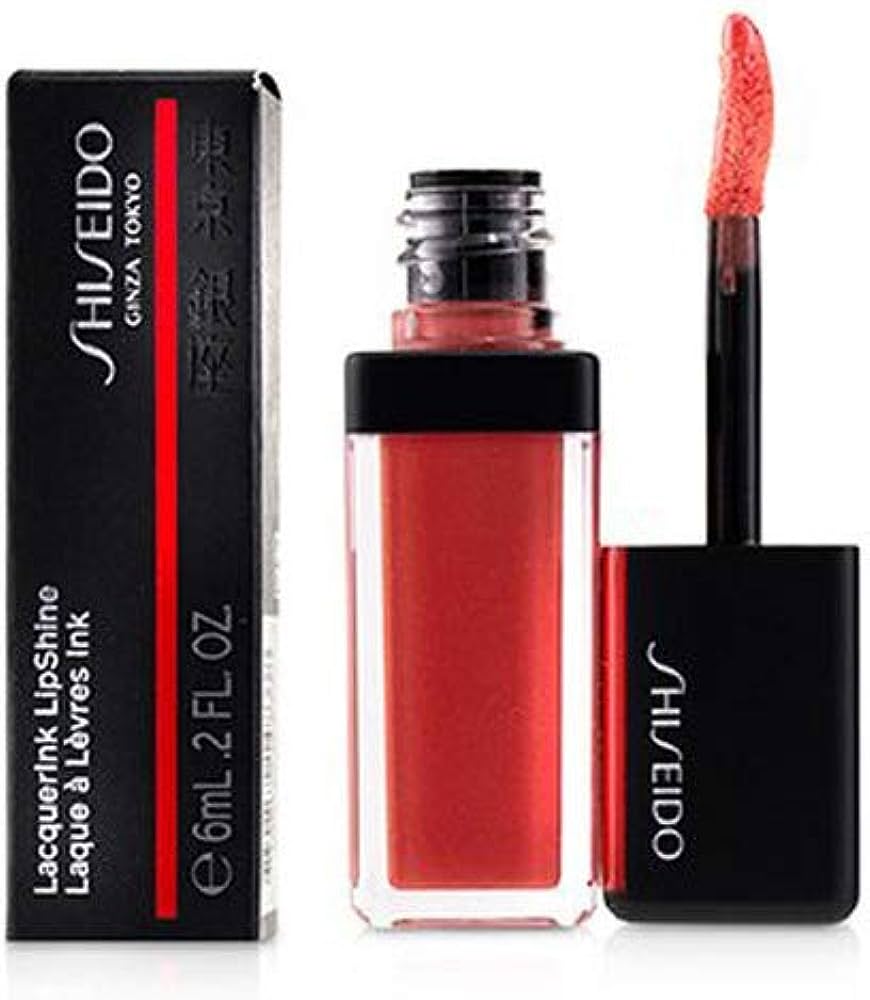 Shiseido Lacquer Ink Lip Shine Coral Spark