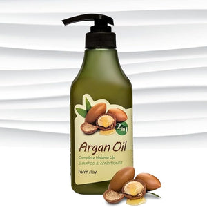 Farmstay Argan Oil Complete Volume Up Shampoo & Conditioner 530ml