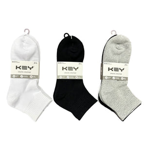 Men's Key Cushion Foot Sport Qtr 3 Pack