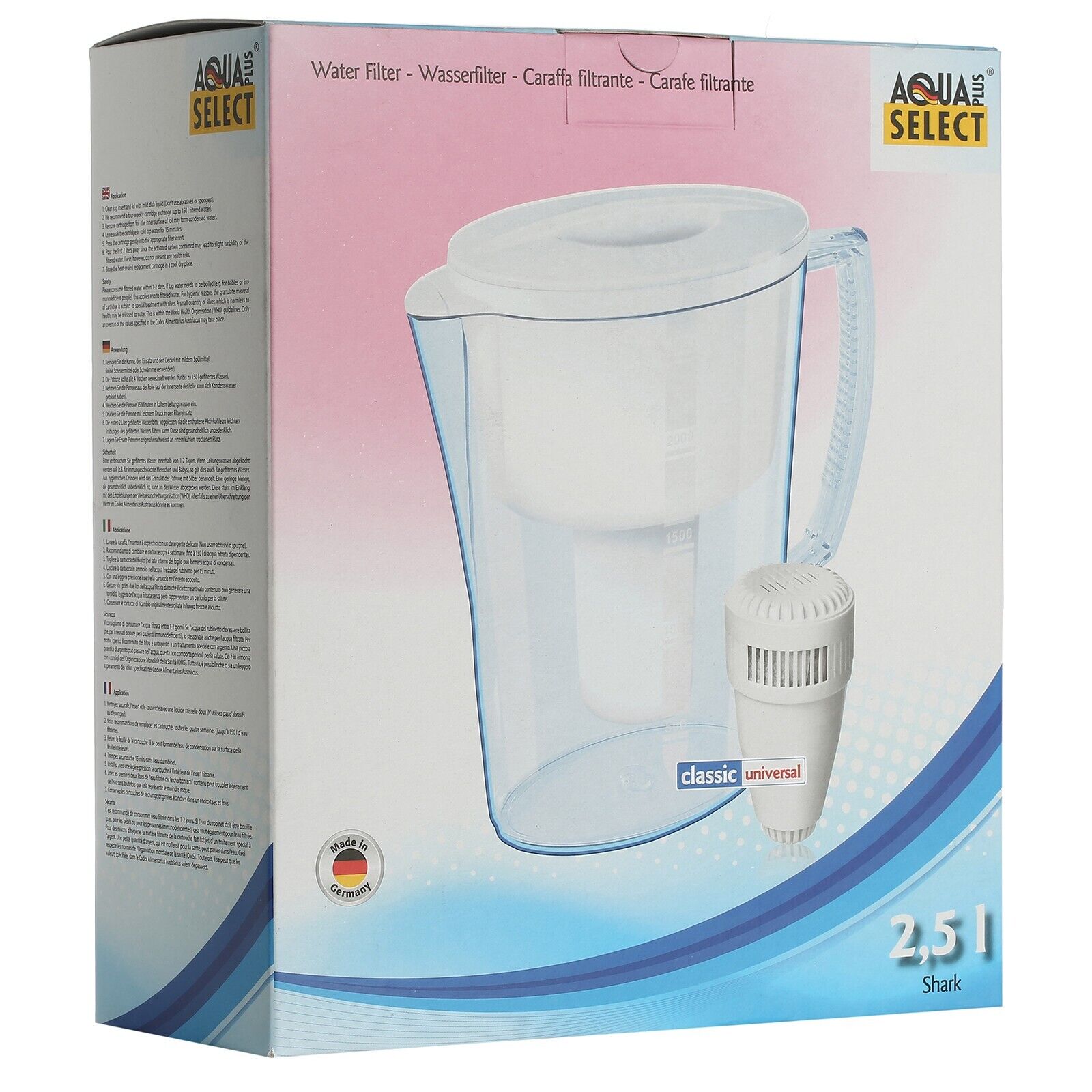 Aqua Select Water Filter Classic Universal Shark