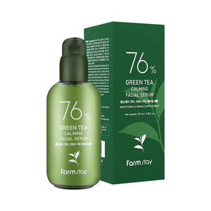 Farmstay 76% Green Tea Calming Facial Serum (100ml)