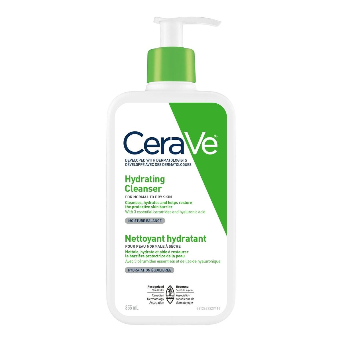 CeraVe Hydrating Cleanser for Normal to Dry Skin – 355ml