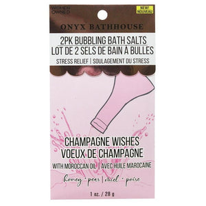 Onyx Bathhouse 2PK Bubbling Bath Salts 28g