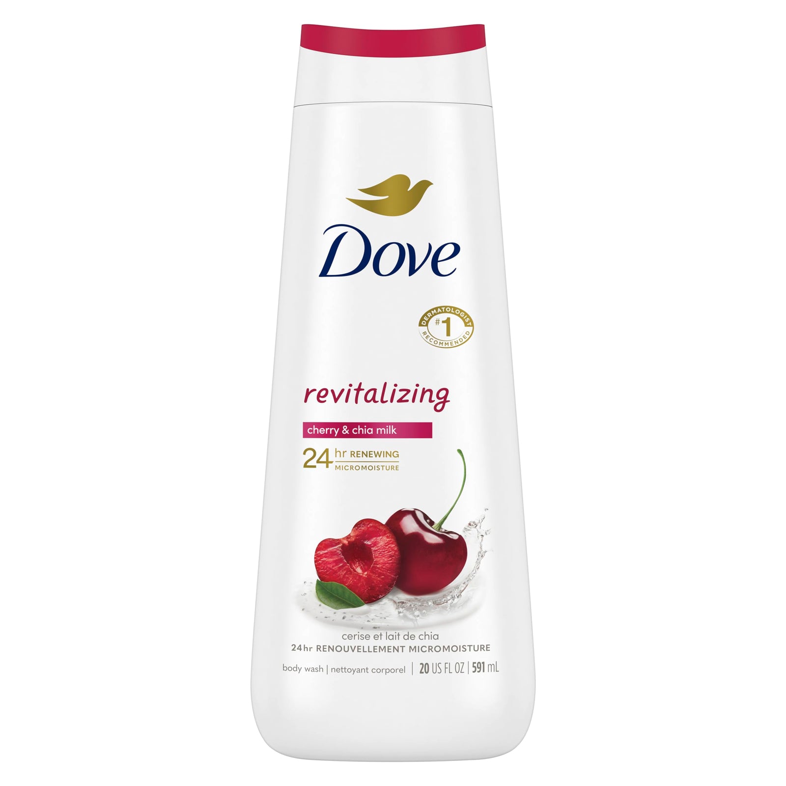 Dove Revitalizing Cherry & Acai Body Wash 591ml
