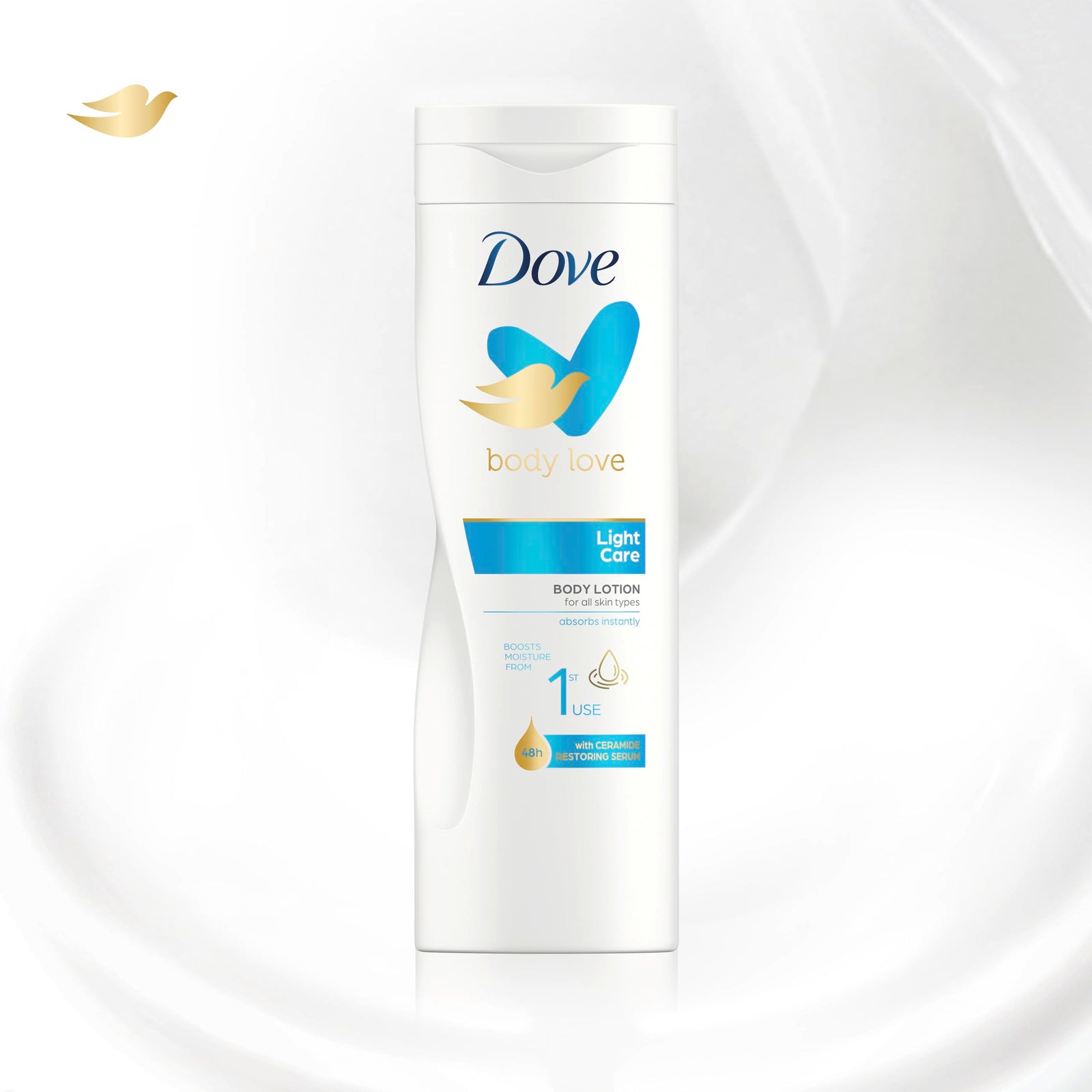 Dove Body Love Light Care Body Lotion with Ceramide Restoring Serum 400ml