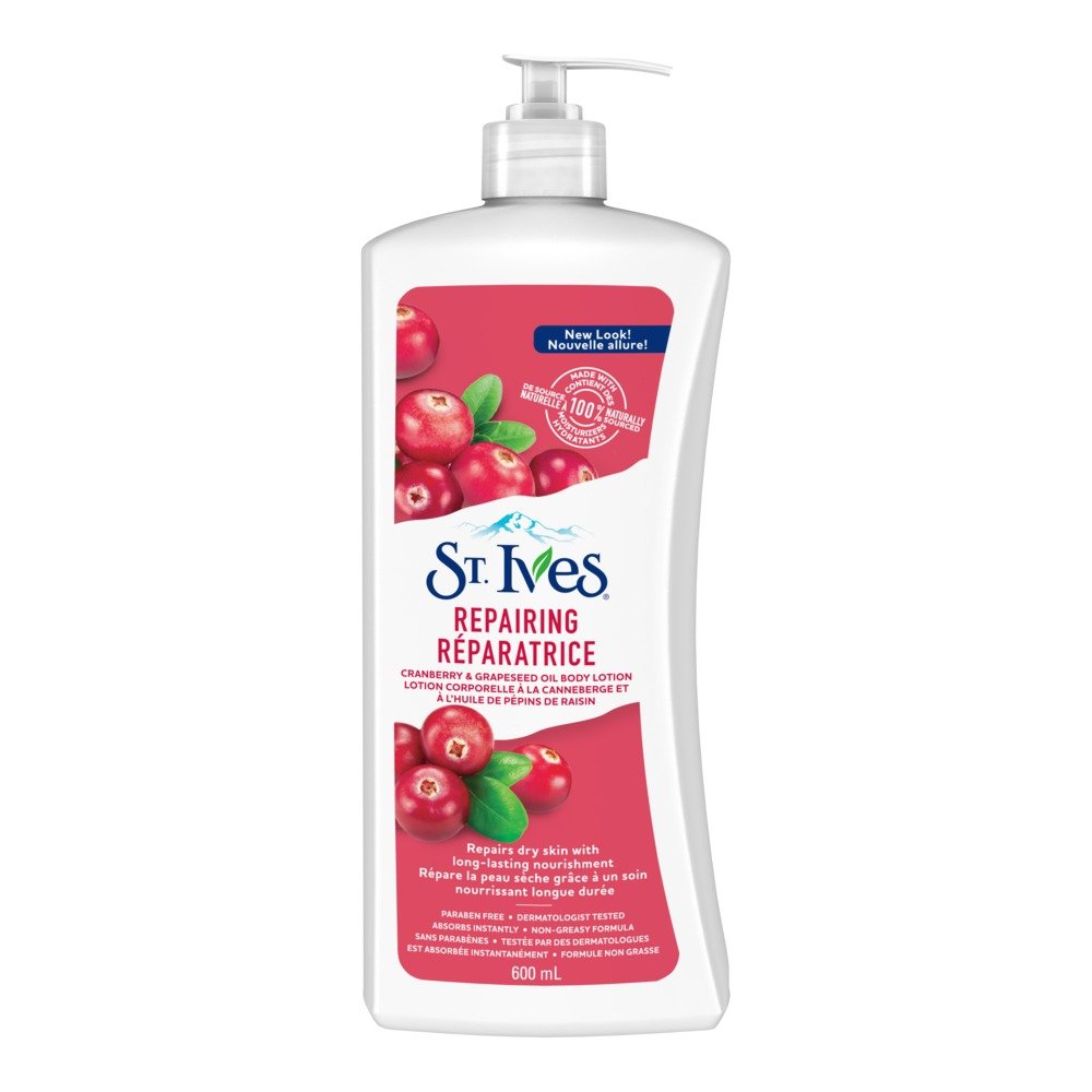 St. Ives Repairing Cranberry and Grapeseed Oil and Body Lotion 600ml