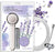 Uniquan Aromatherapy Shower Set - Lavender