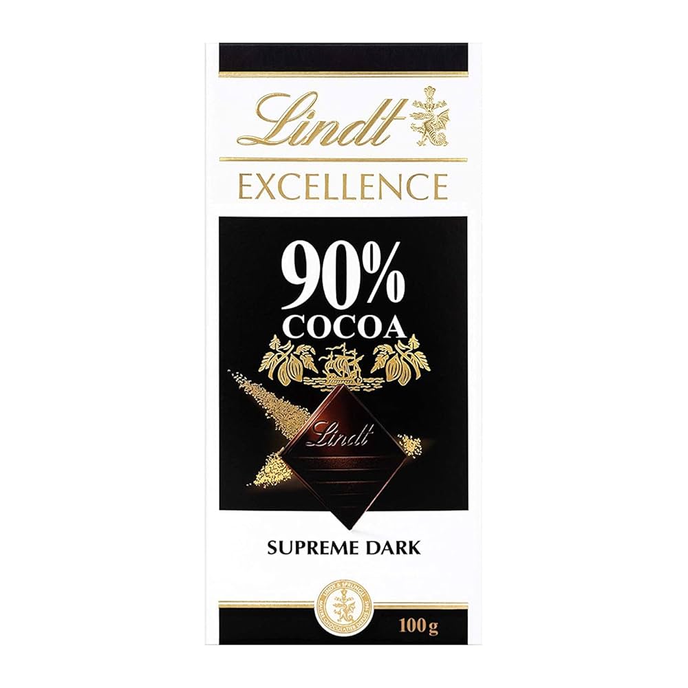 Lindt Excellence 90% Cacao Supreme Dark Chocolate Bar 100g
