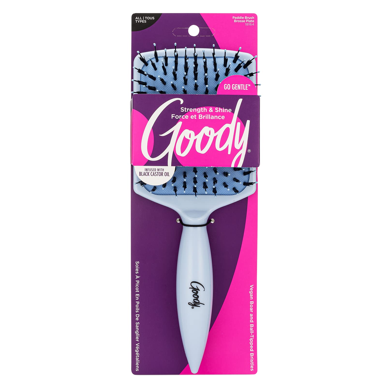 Goody Paddle Brush Go Gentle Strength & Shine- 18164