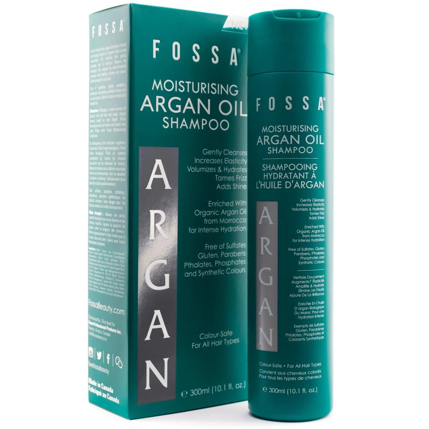 Fossa Moisturising Argan Oil Shampoo 300ml